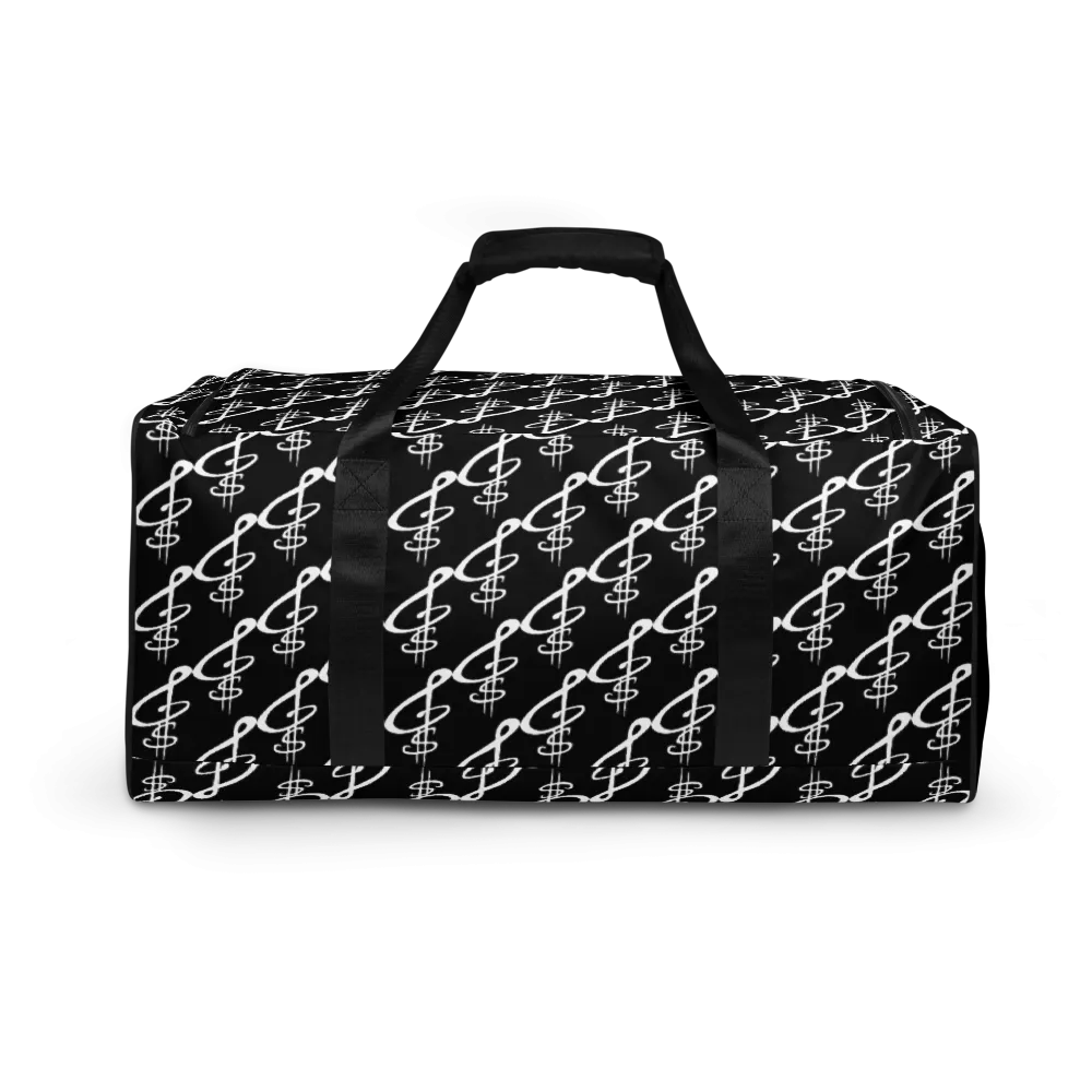All-Over Print Black Truffle Duffle