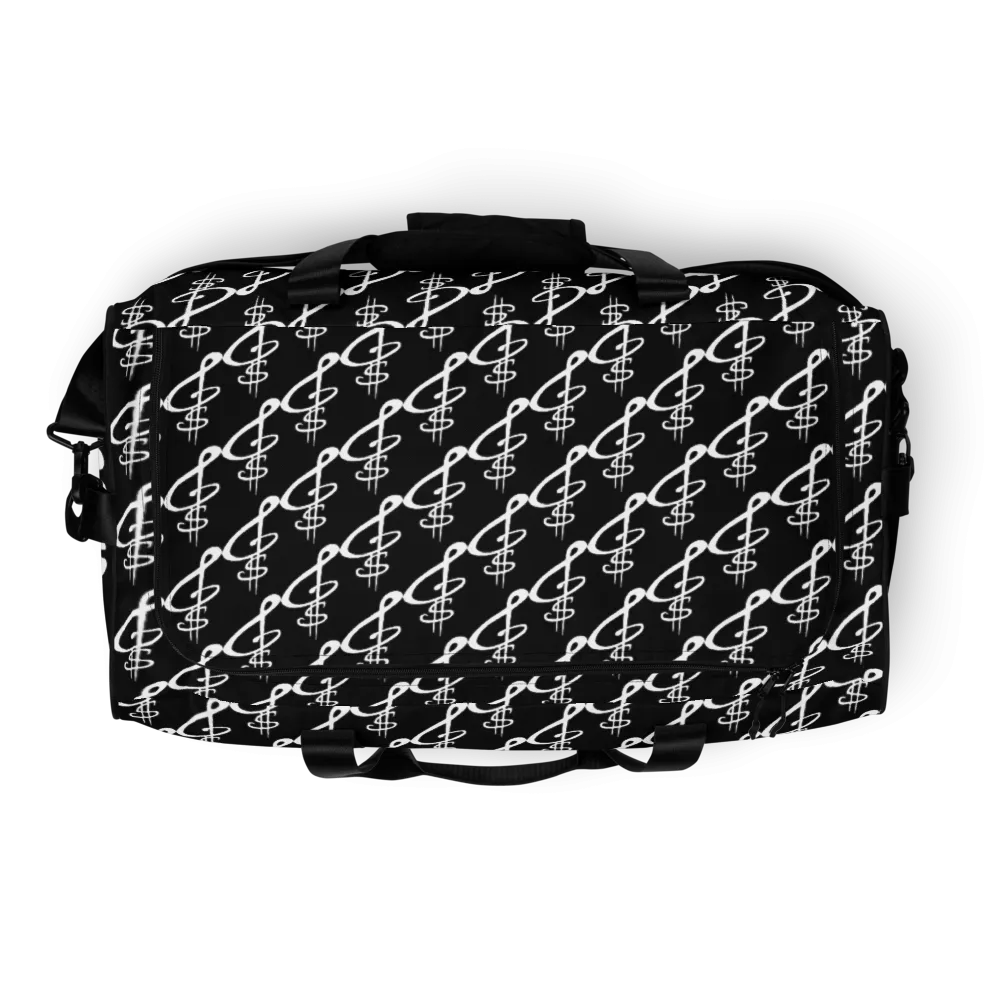 All-Over Print Black Truffle Duffle