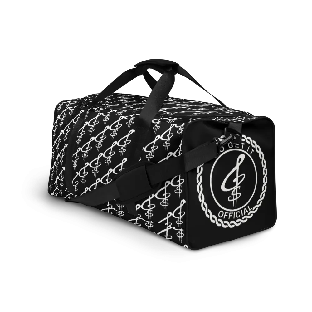 All-Over Print Black Truffle Duffle