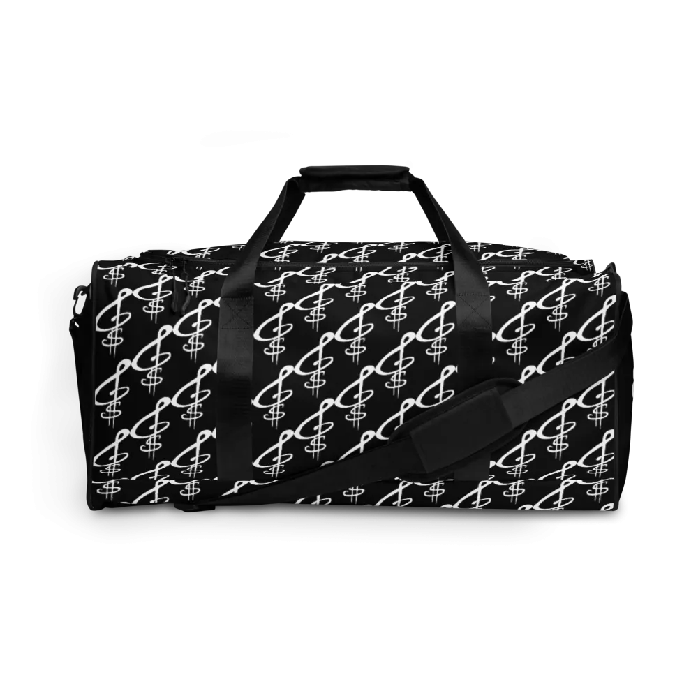 All-Over Print Black Truffle Duffle