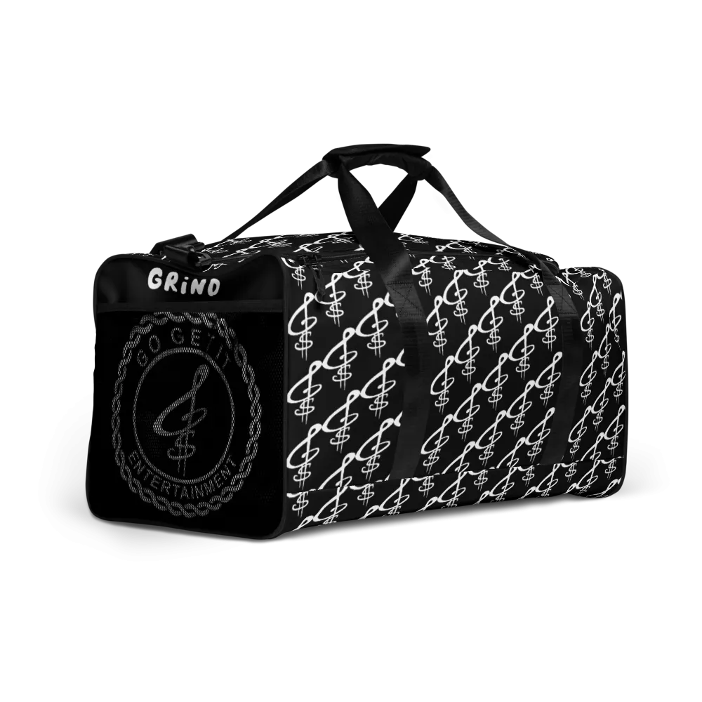 All-Over Print Black Truffle Duffle