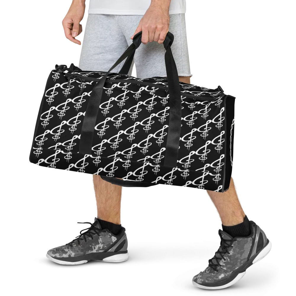All-Over Print Black Truffle Duffle