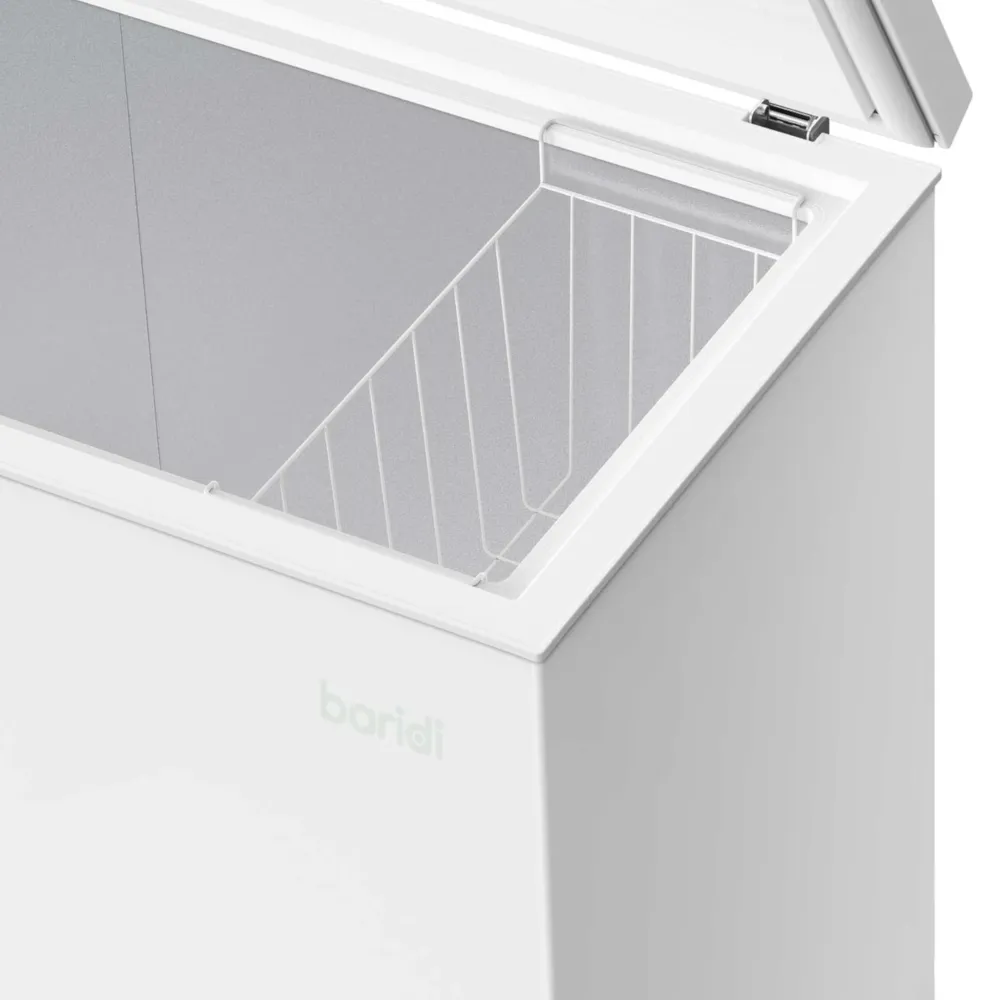 Baridi Freestanding Chest Freezer 142L with Thermostat - White - B