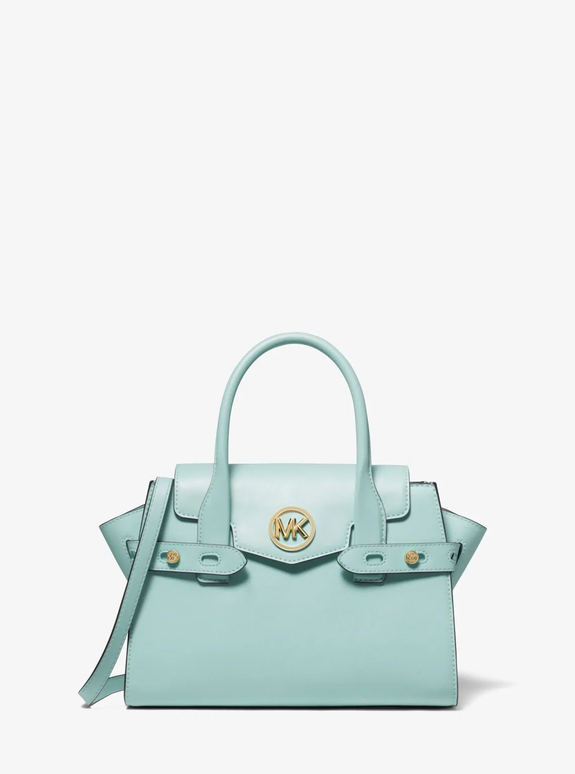 Carmen Medium Faux Leather Belted Satchel