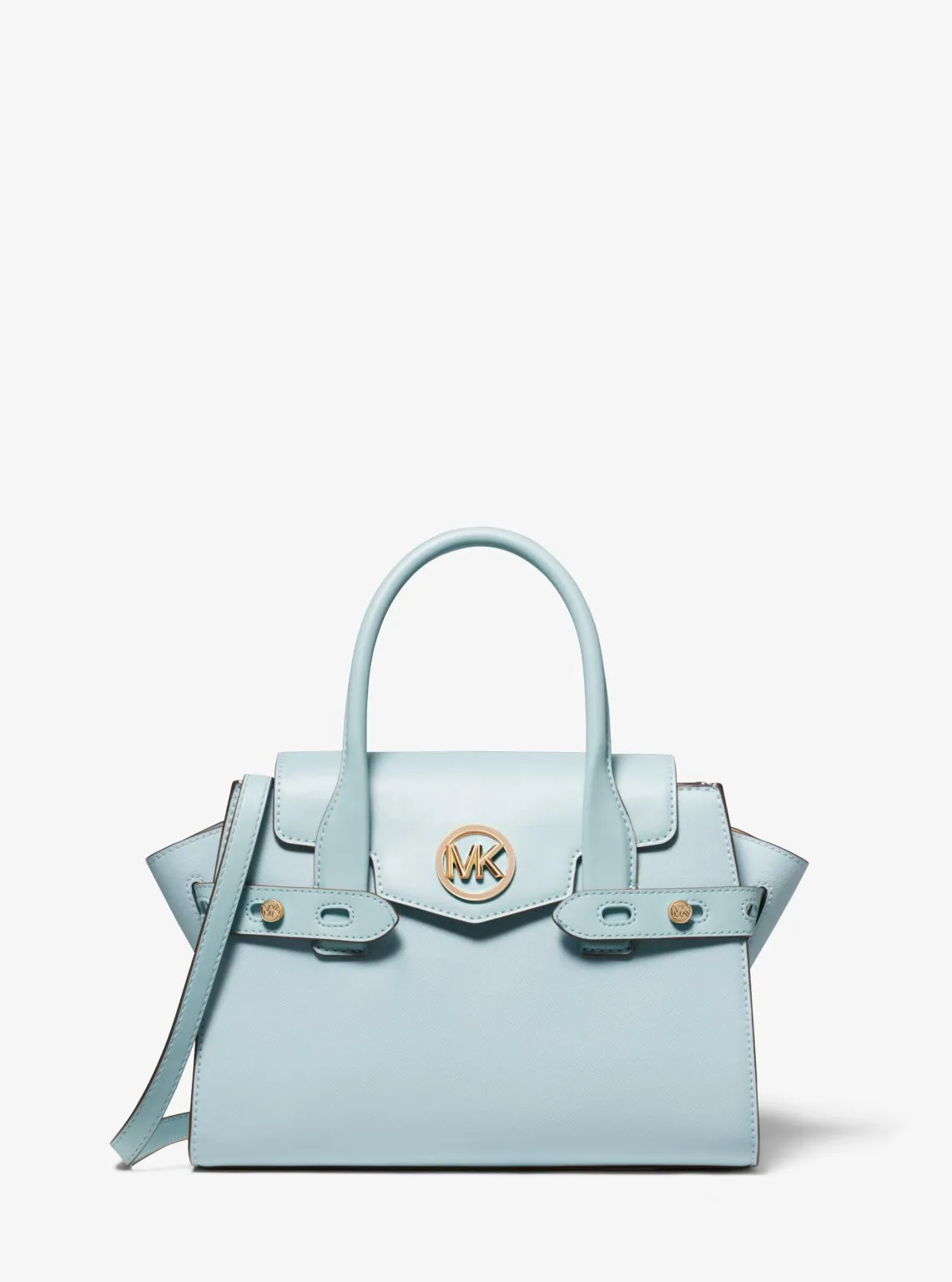 Carmen Medium Faux Leather Belted Satchel