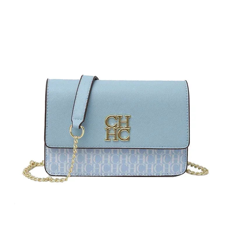 CH Pure Color Design Classic Ladies Crossbody Bag Fashion Luxury Brand Multi Embossed Ladies Handbag Ladies Shoulder Bag