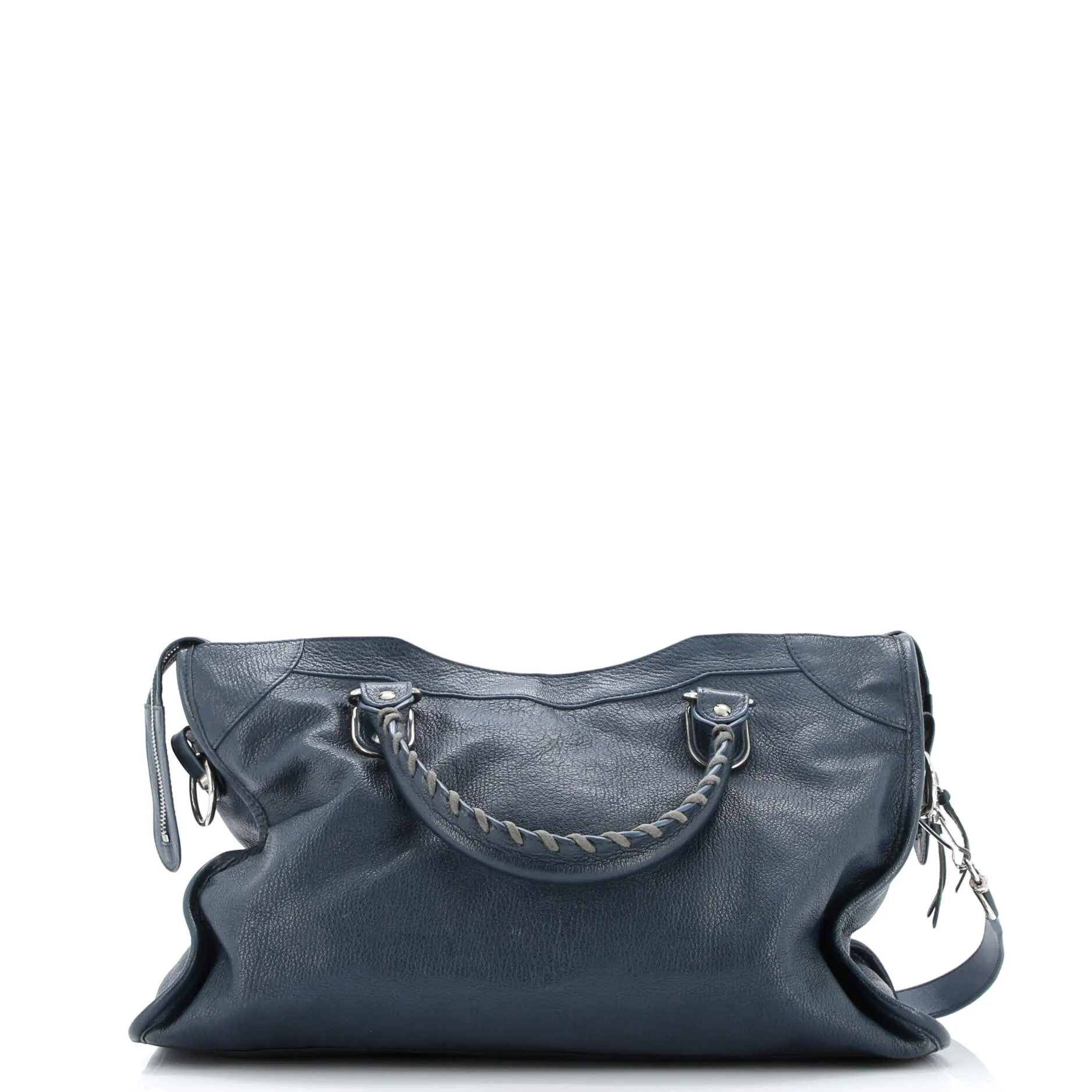 City Classic Metallic Edge Bag Leather Medium