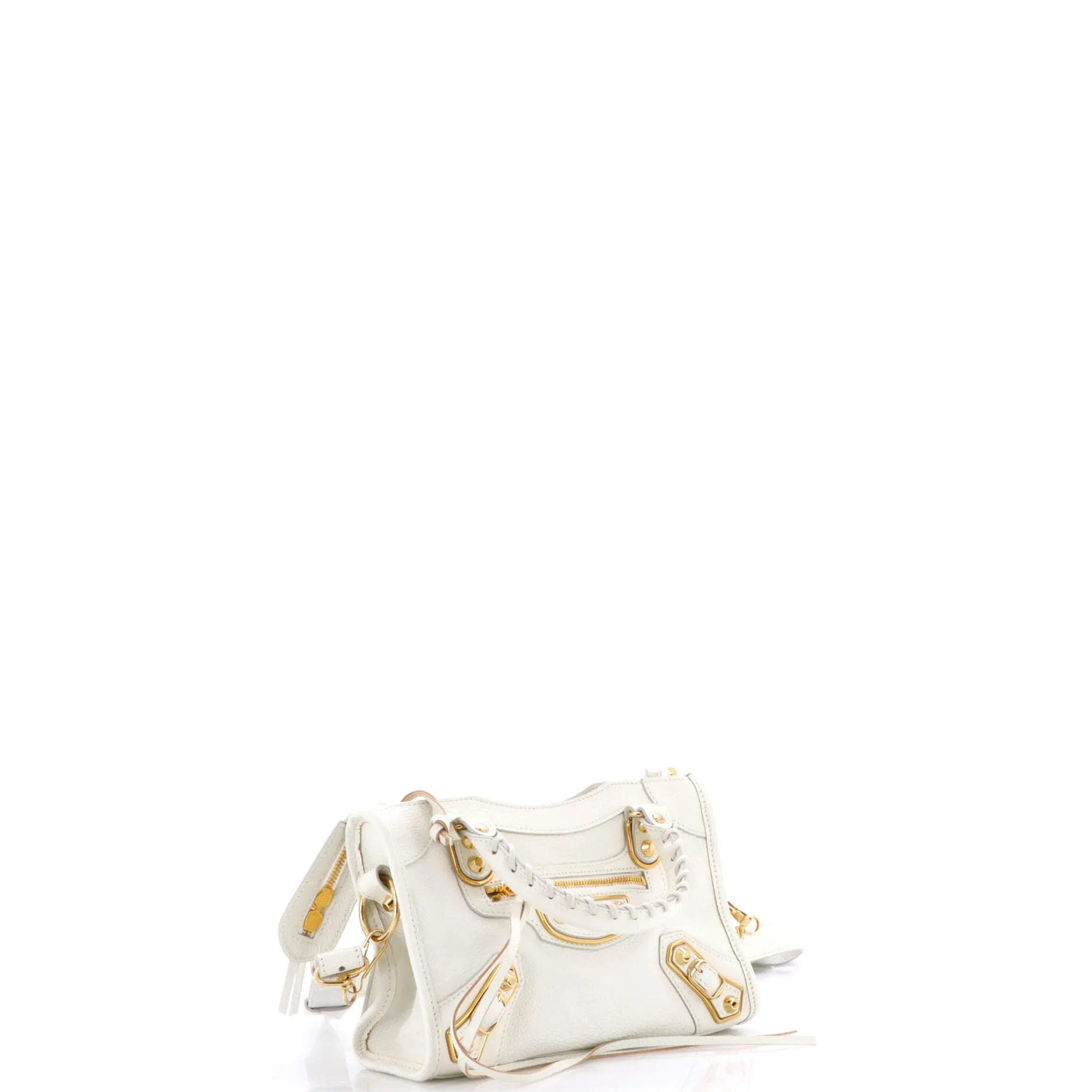 City Classic Metallic Edge Bag Leather Mini