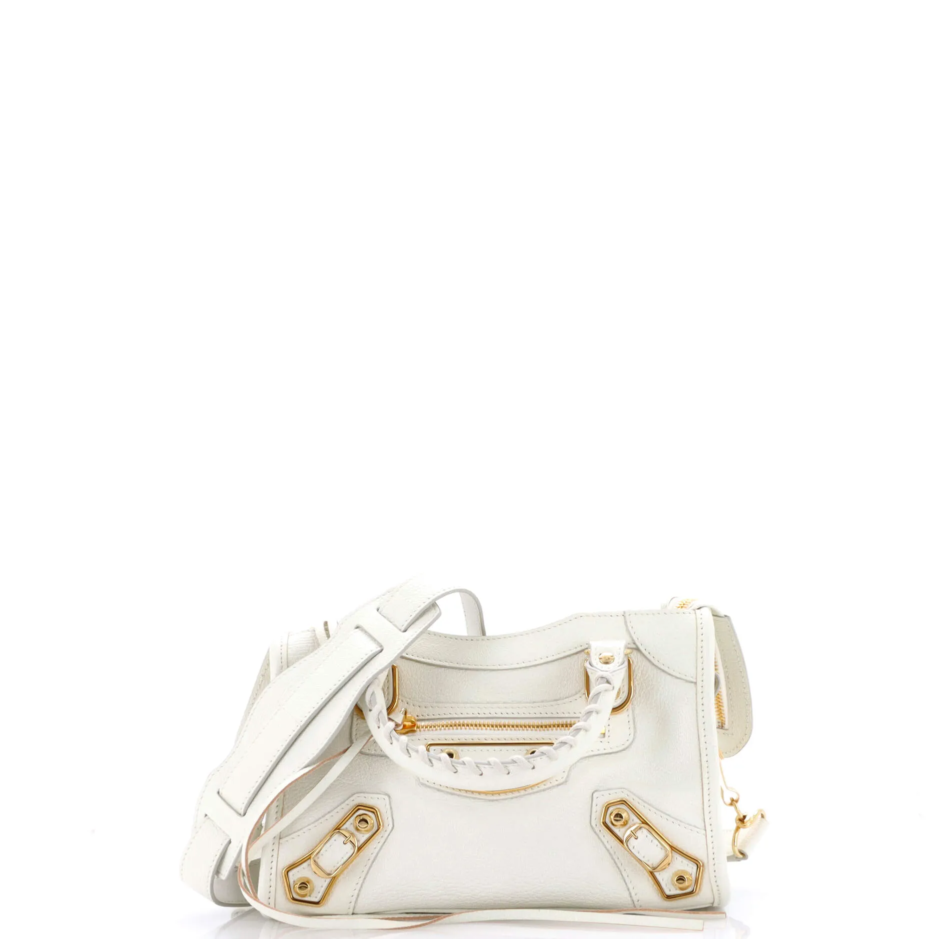 City Classic Metallic Edge Bag Leather Mini