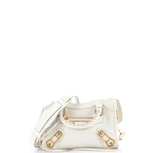 City Classic Metallic Edge Bag Leather Mini