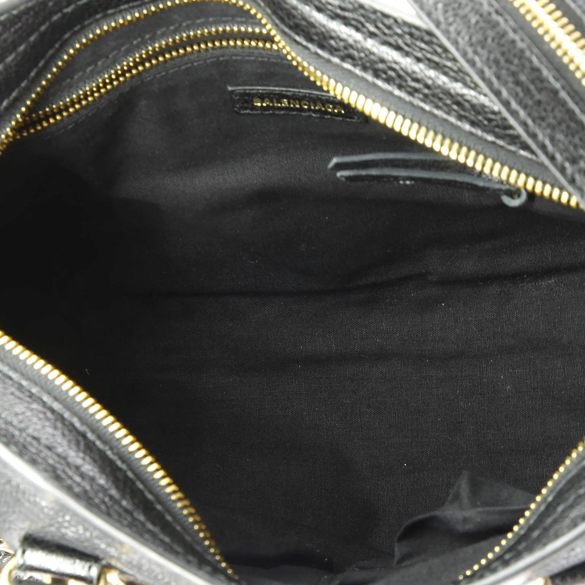City Classic Metallic Edge Bag Leather Small