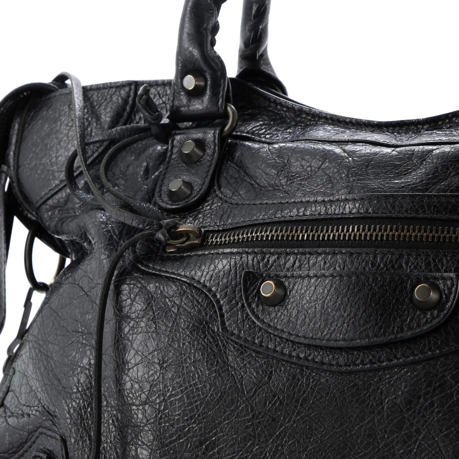 City Classic Studs Bag Leather Medium