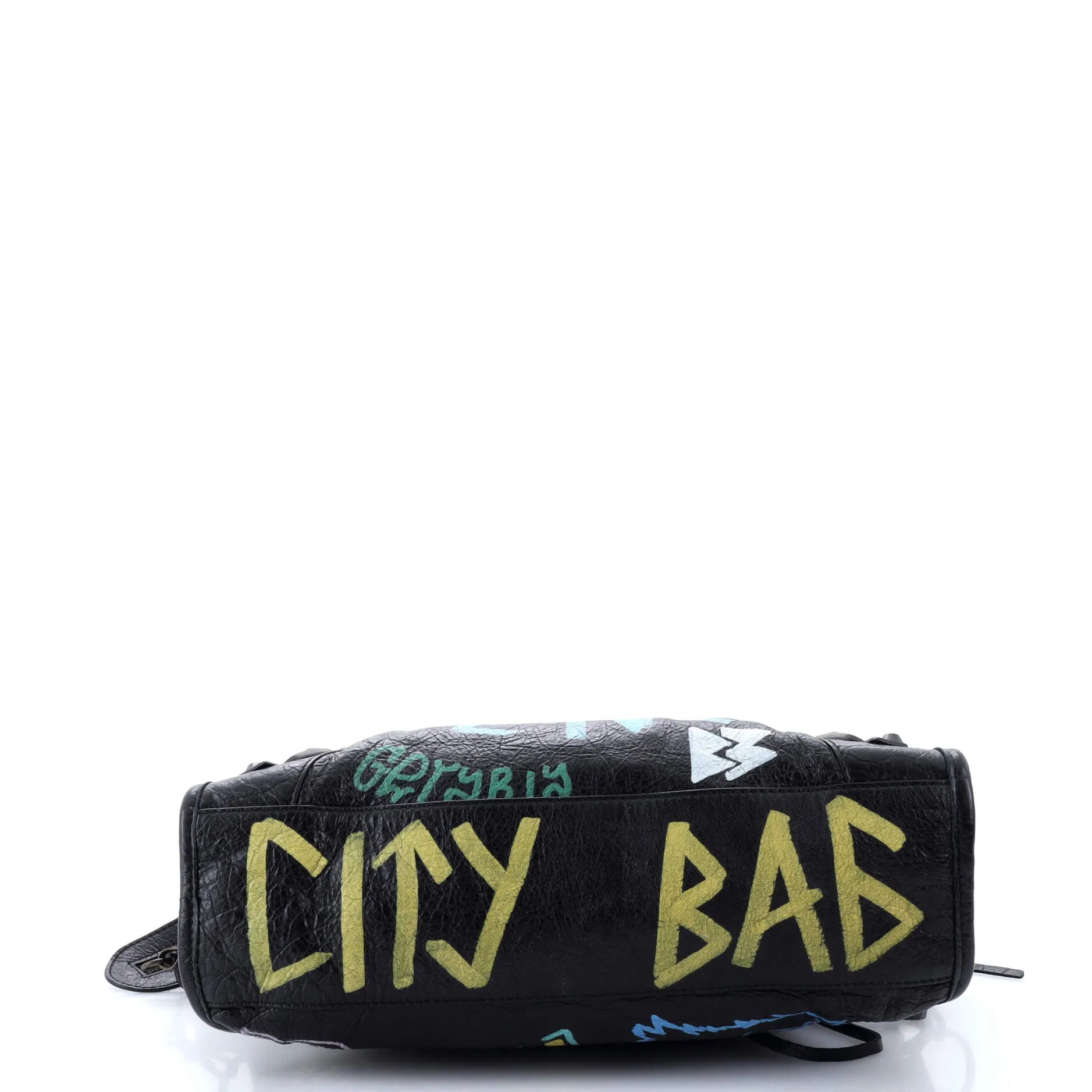 City Graffiti Classic Studs Bag Leather Small