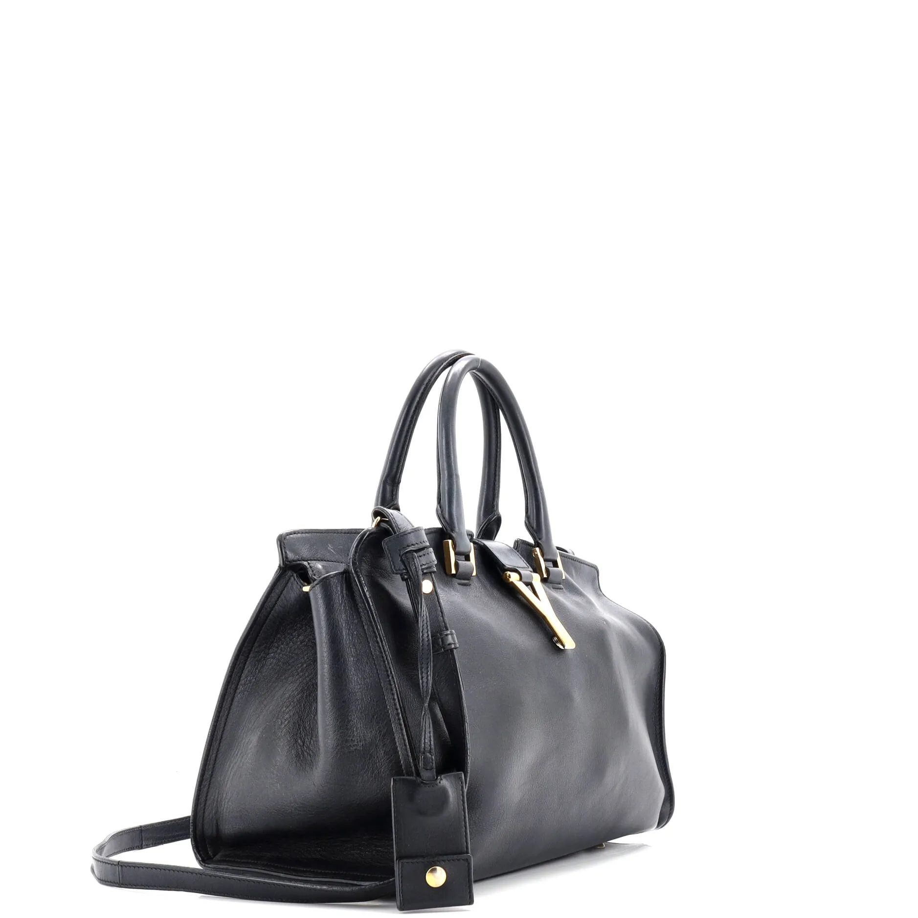 Classic Y Cabas Leather Small