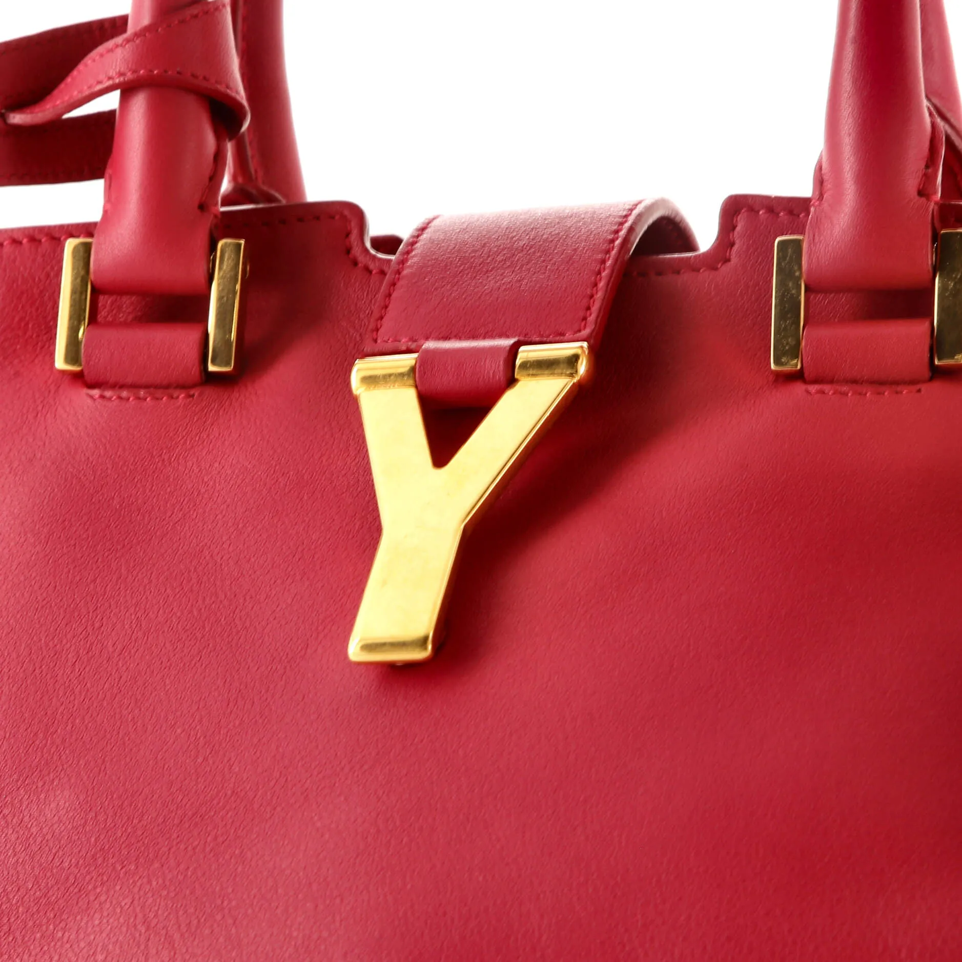 Classic Y Cabas Leather Small