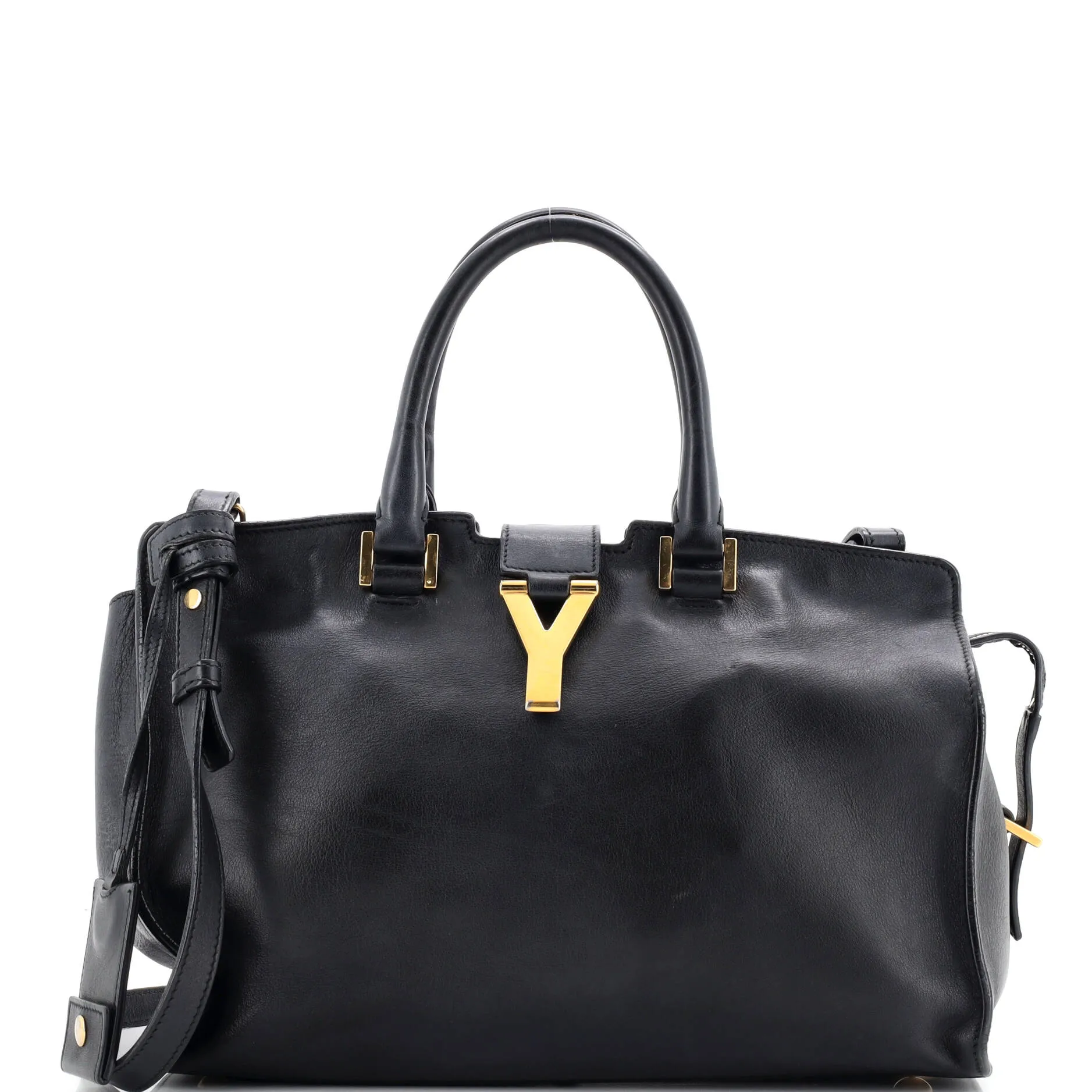 Classic Y Cabas Leather Small