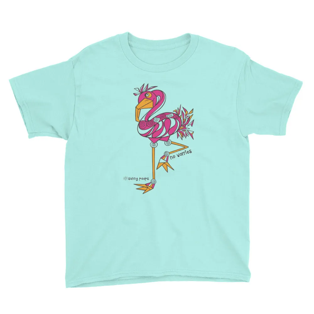Funky Flaming - Short-Sleeve Youth T-Shirt