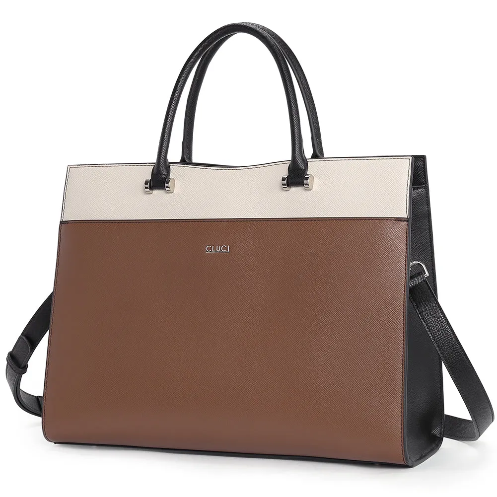 Lauren Ladies Vegan Leather Laptop Briefcase Laptop Bag