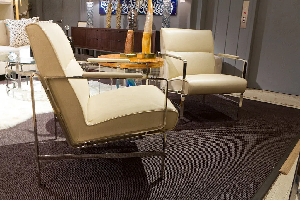 Logan Leather Chair, Evolution Pumice - Precedent