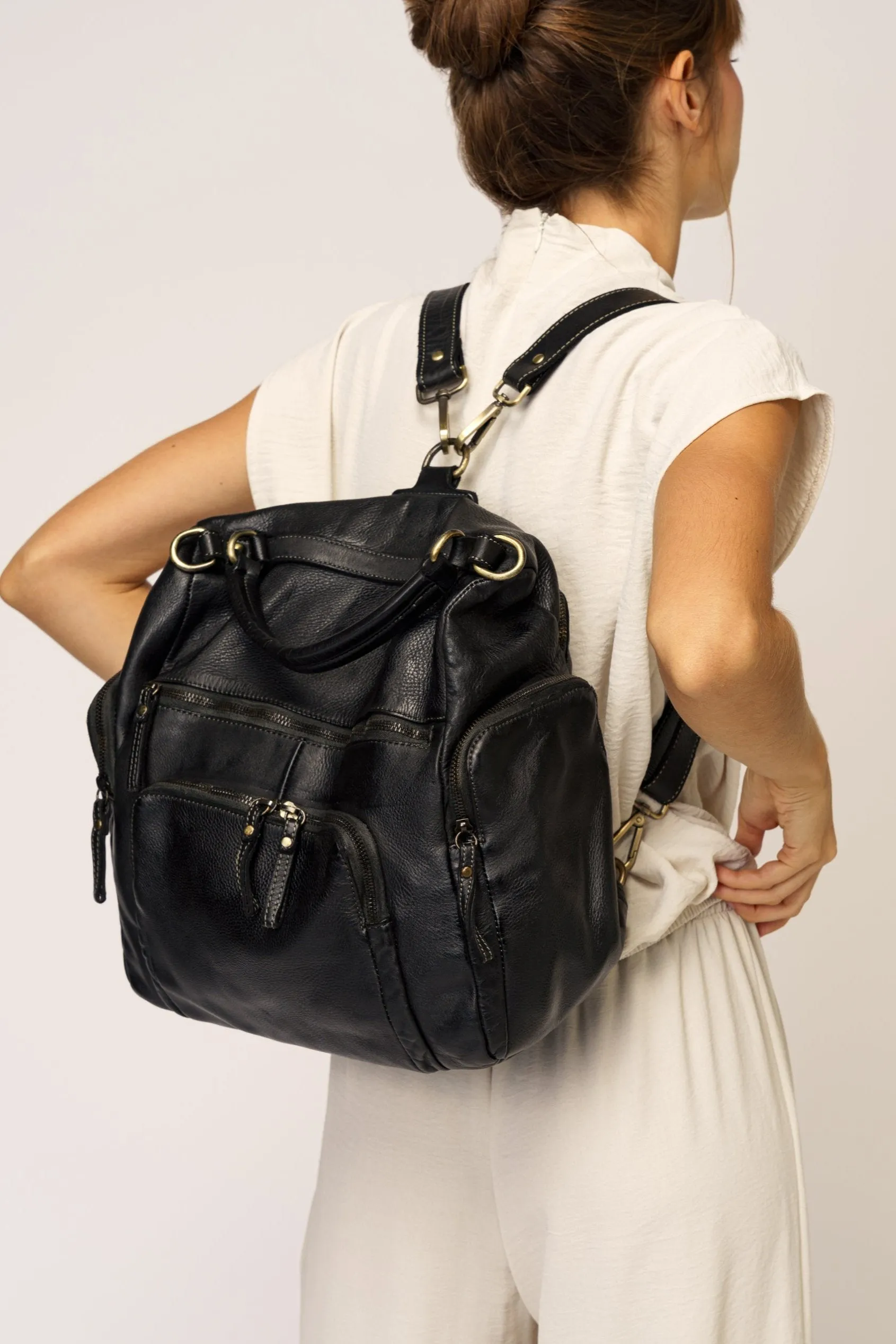 Quest Backpack Purse - Black Out