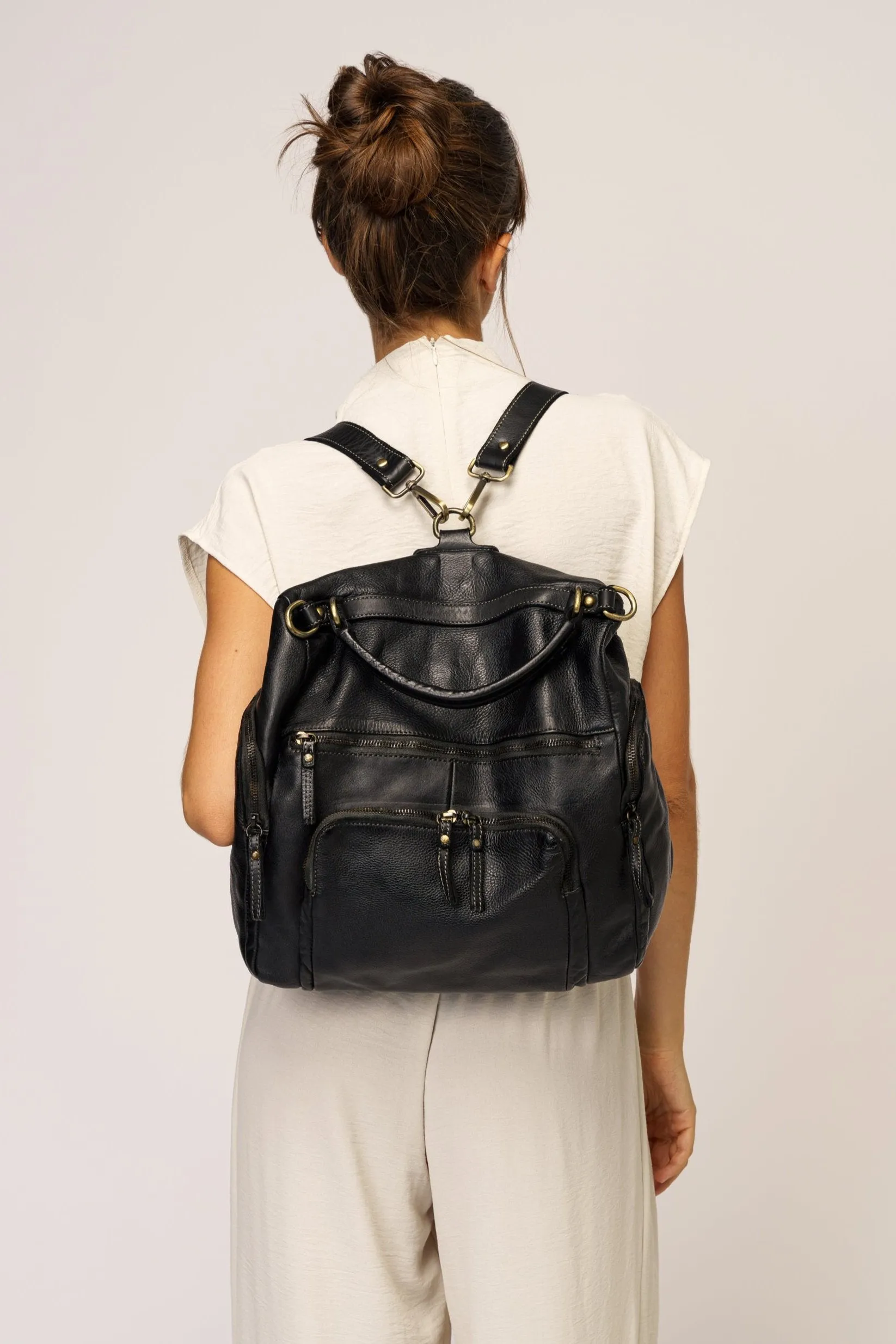 Quest Backpack Purse - Black Out