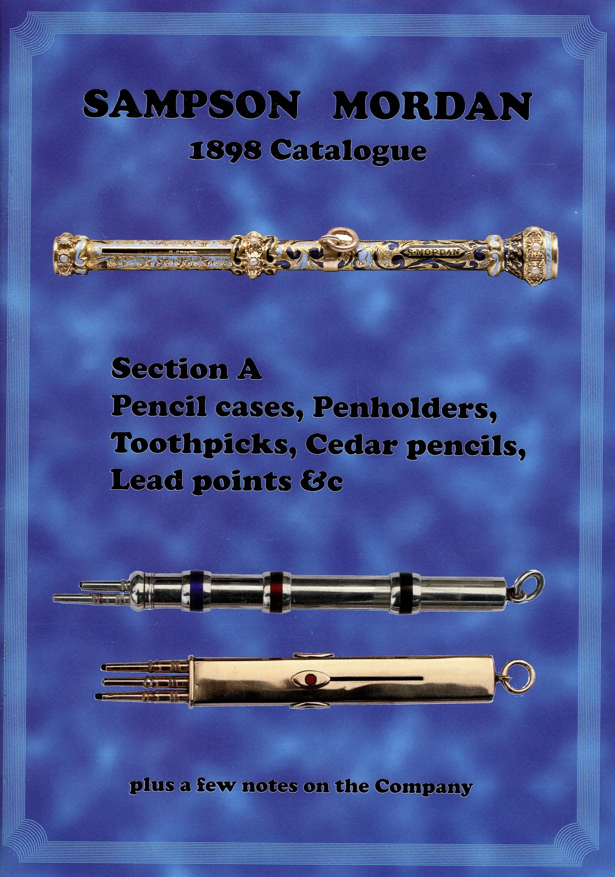 Sampson Mordan 1898 Catalogue