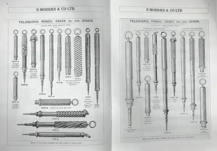 Sampson Mordan 1898 Catalogue