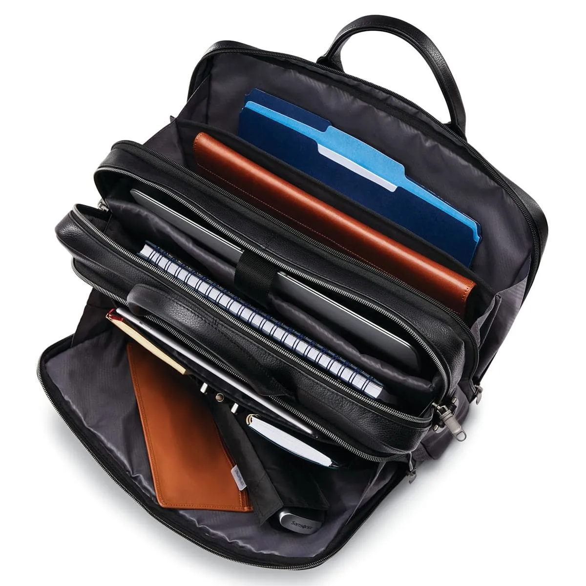 Samsonite Sam Classic Leather Toploader Brief