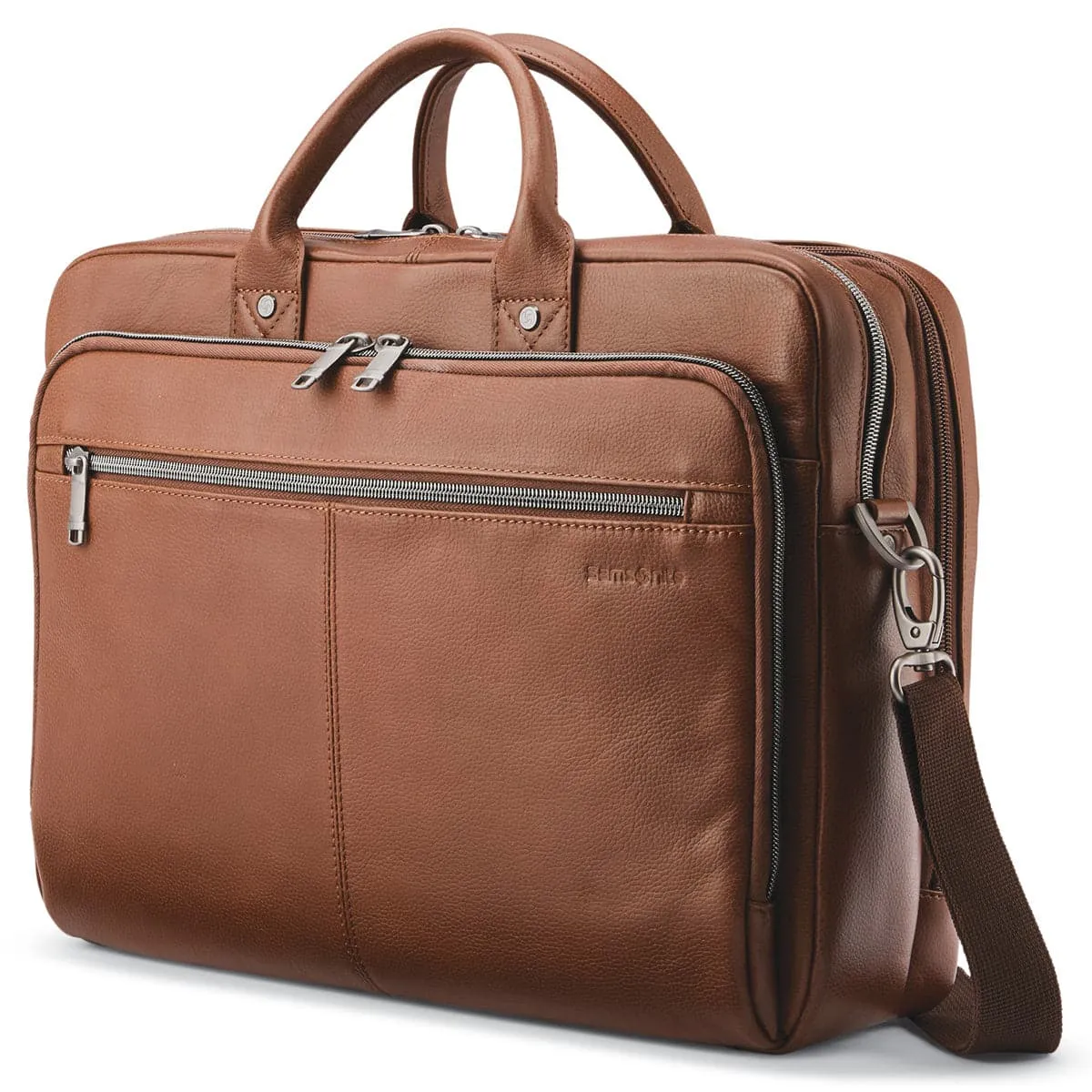 Samsonite Sam Classic Leather Toploader Brief