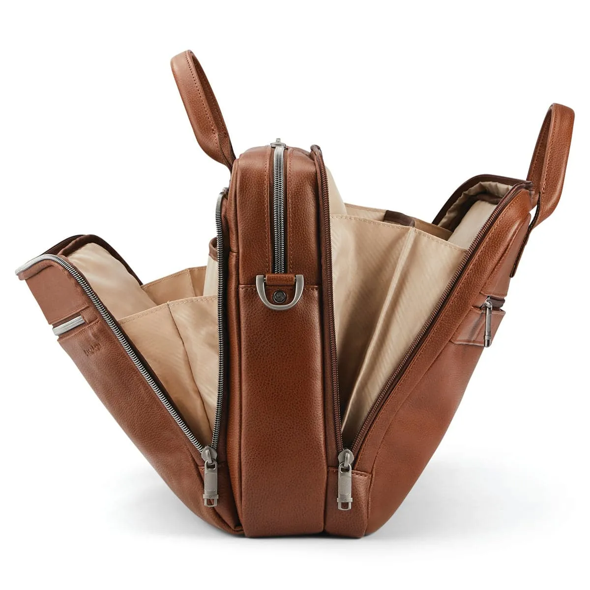 Samsonite Sam Classic Leather Toploader Brief