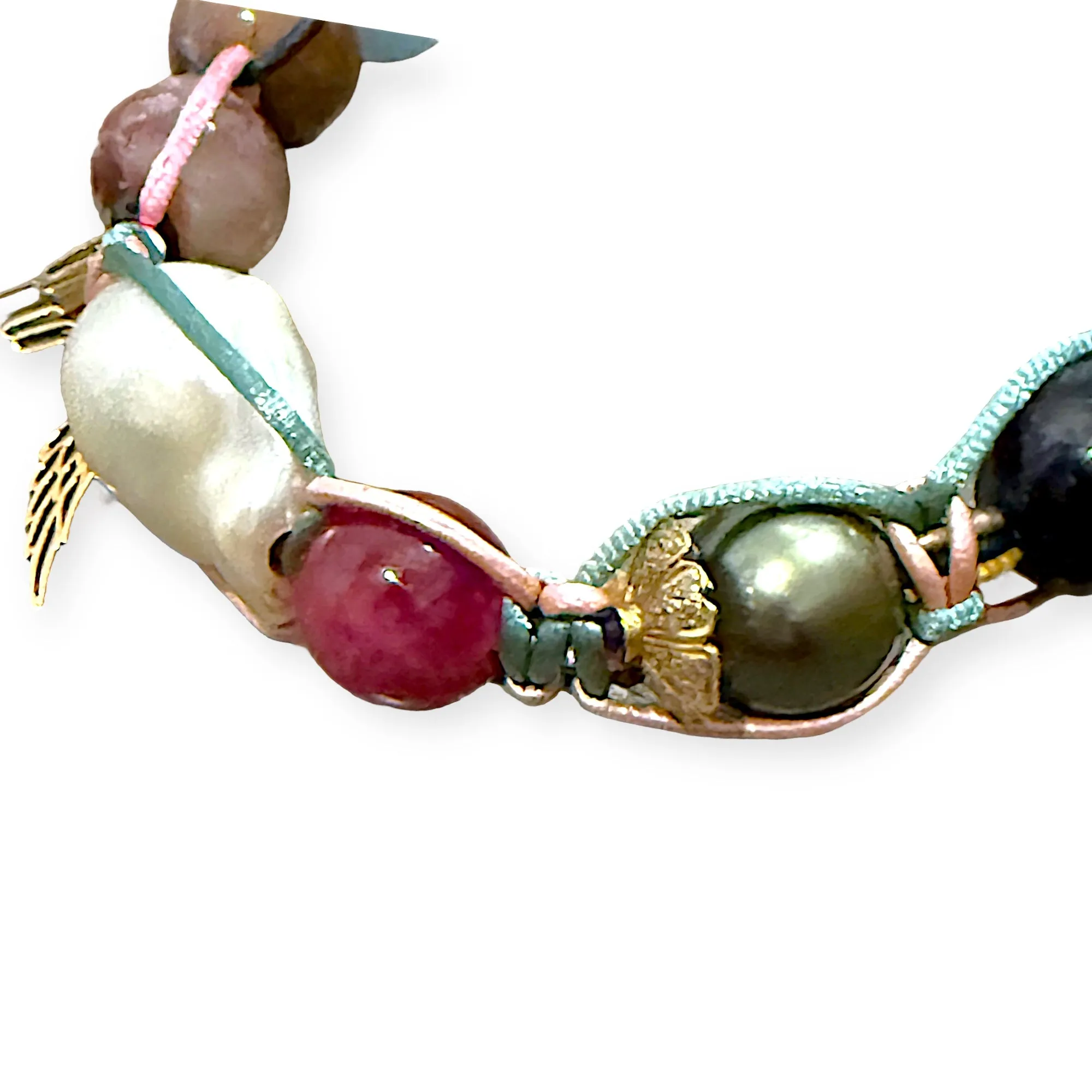 Santorini Diamond Sunset Rocker Angel Bracelet