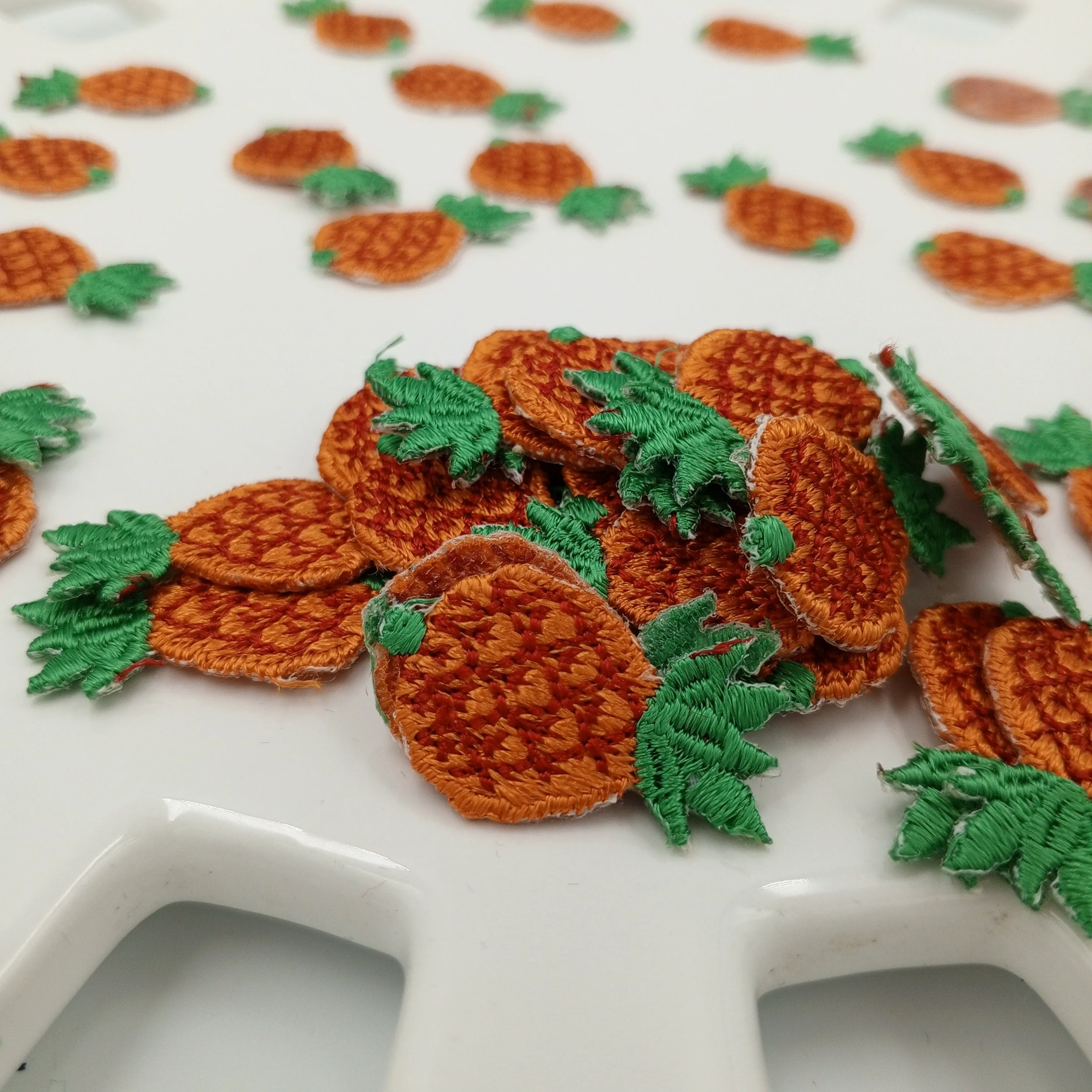 Tropical Pineapple Iron on Patches Embroidery Fruit Applique patches for DIY Projects, Jackets Hair Accessories Bags Jeans Backpacks #356