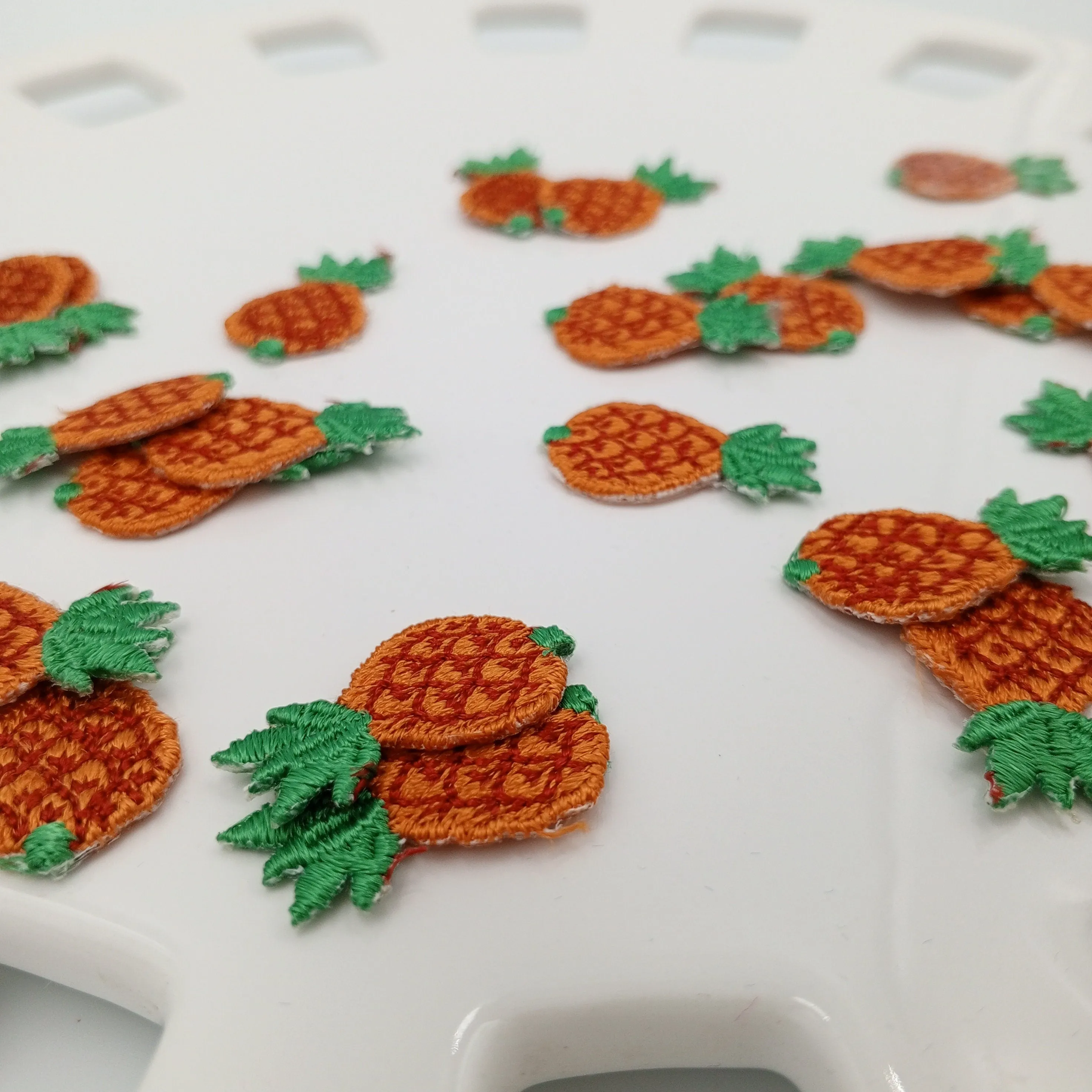 Tropical Pineapple Iron on Patches Embroidery Fruit Applique patches for DIY Projects, Jackets Hair Accessories Bags Jeans Backpacks #356