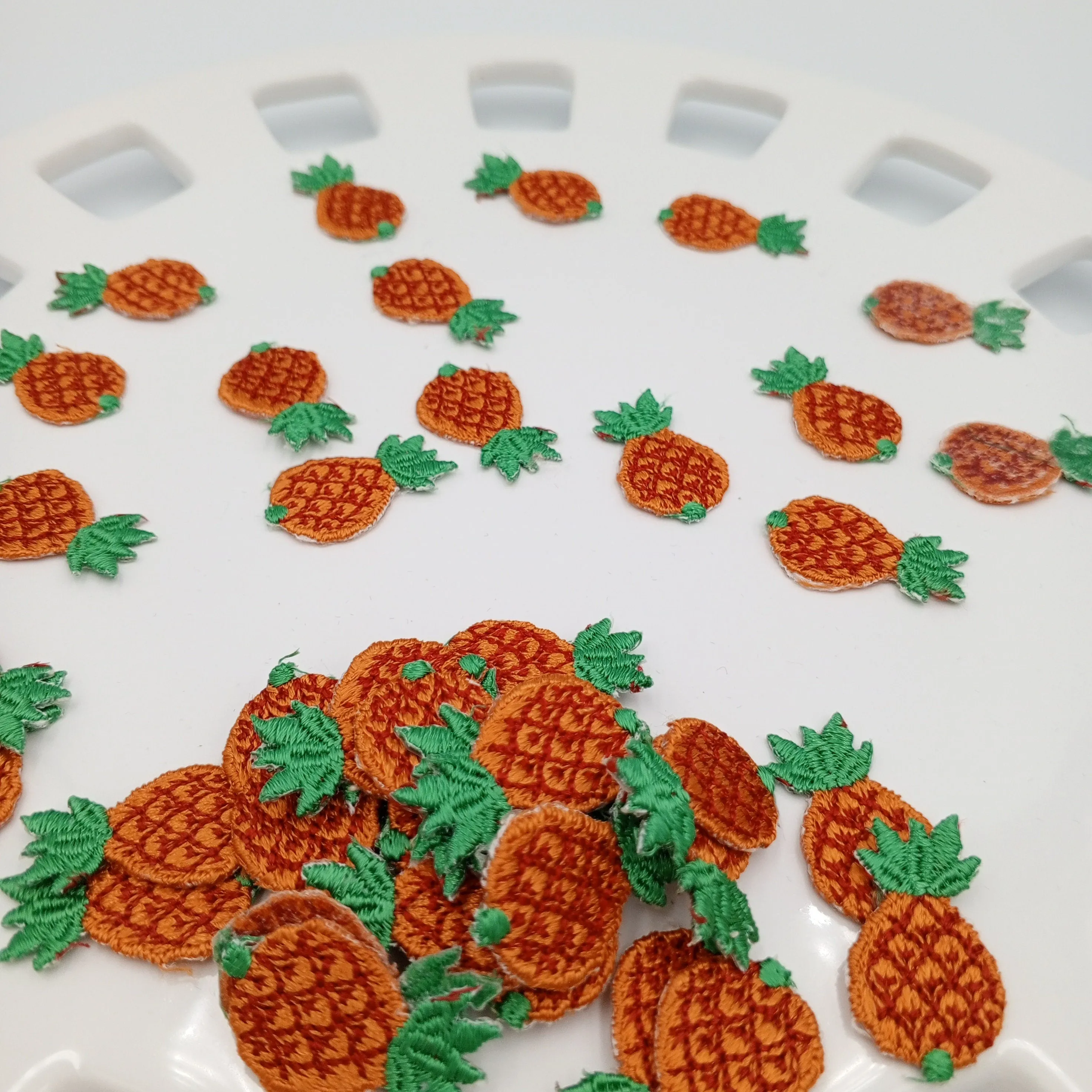 Tropical Pineapple Iron on Patches Embroidery Fruit Applique patches for DIY Projects, Jackets Hair Accessories Bags Jeans Backpacks #356