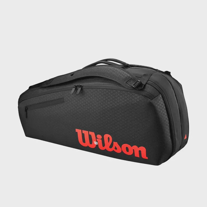 Wilson Clash V3 6PK Racquet Bag Black/Infrared